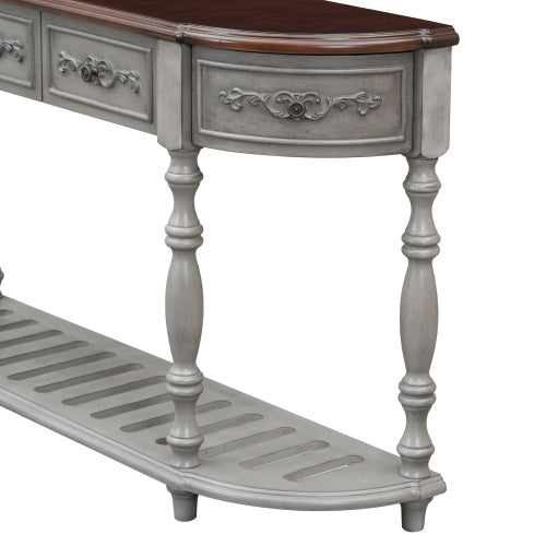 Jedburgh console seen from the side showing the 13 inch depth