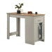 Tavistock oak counter-height dining table in a kitchen