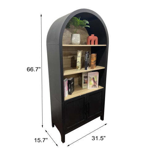Cavill bookcase shelf and interior detail