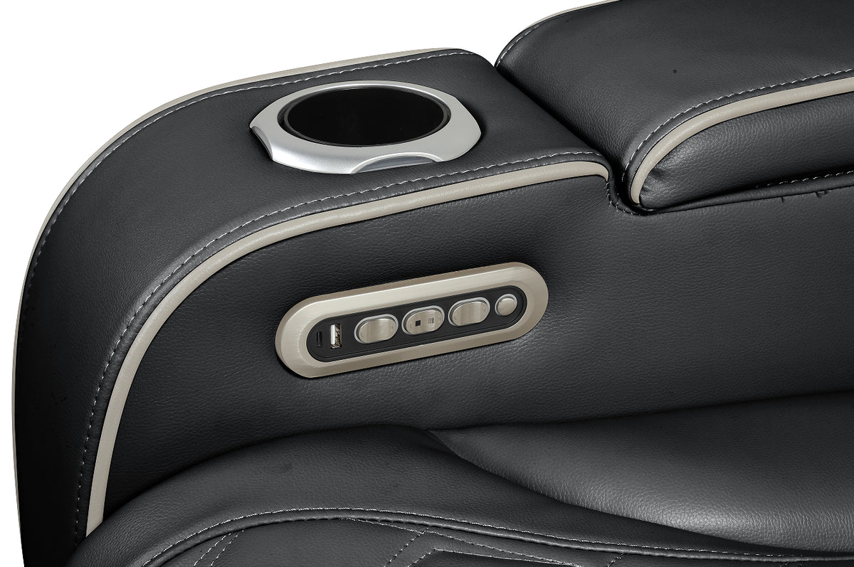 Quilon recliner wood leg detail