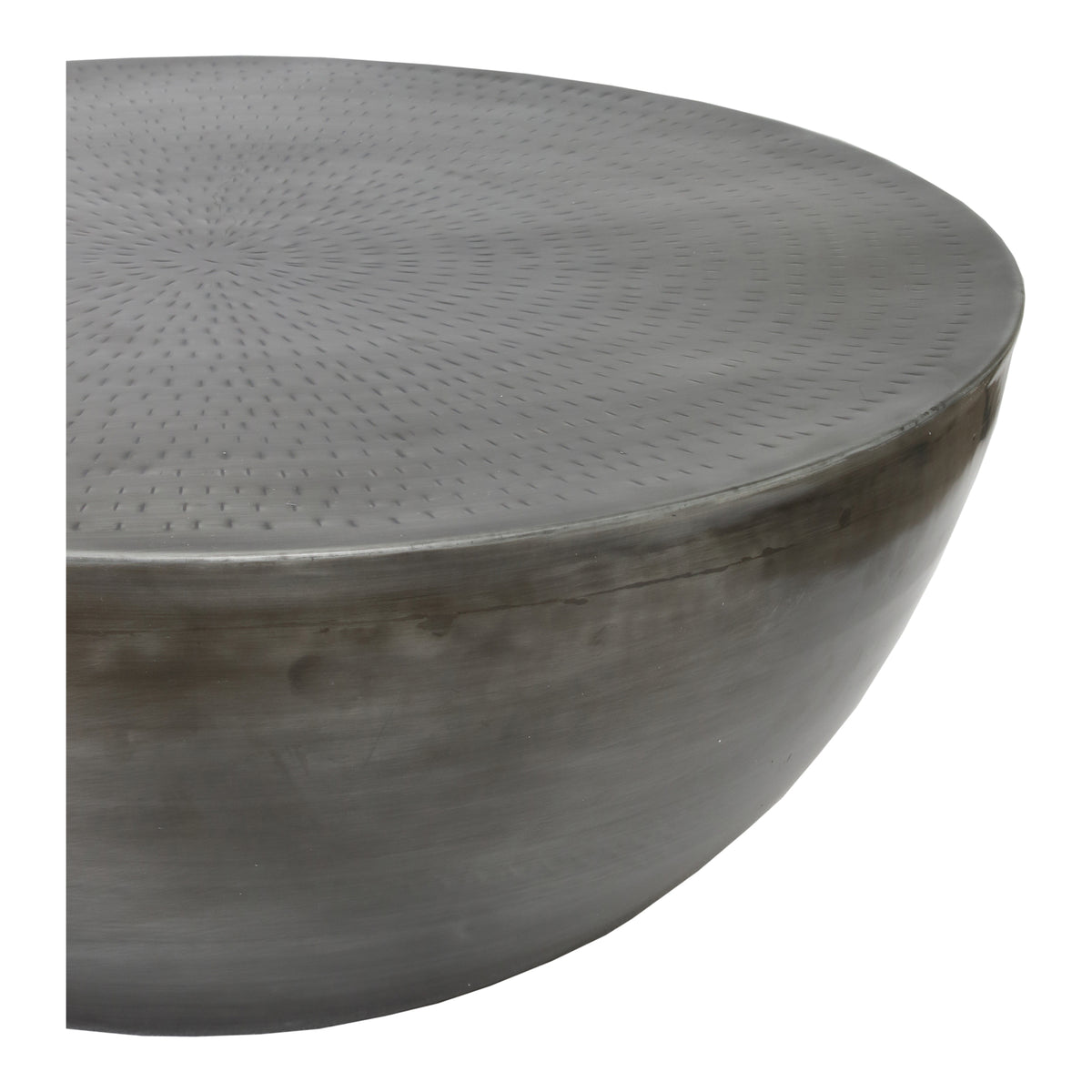 Corniche metal coffee table base detail