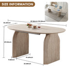 Pella Extending Dining Table, angled view