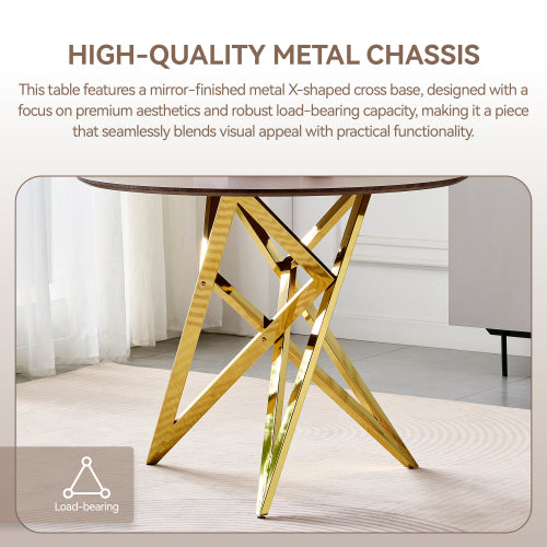Corbridge round dining table in a kitchen