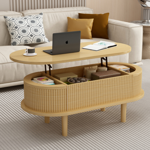 Esher Fluted Lift-Top Coffee Table