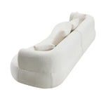 Solene Curved Sofa, curve profile
