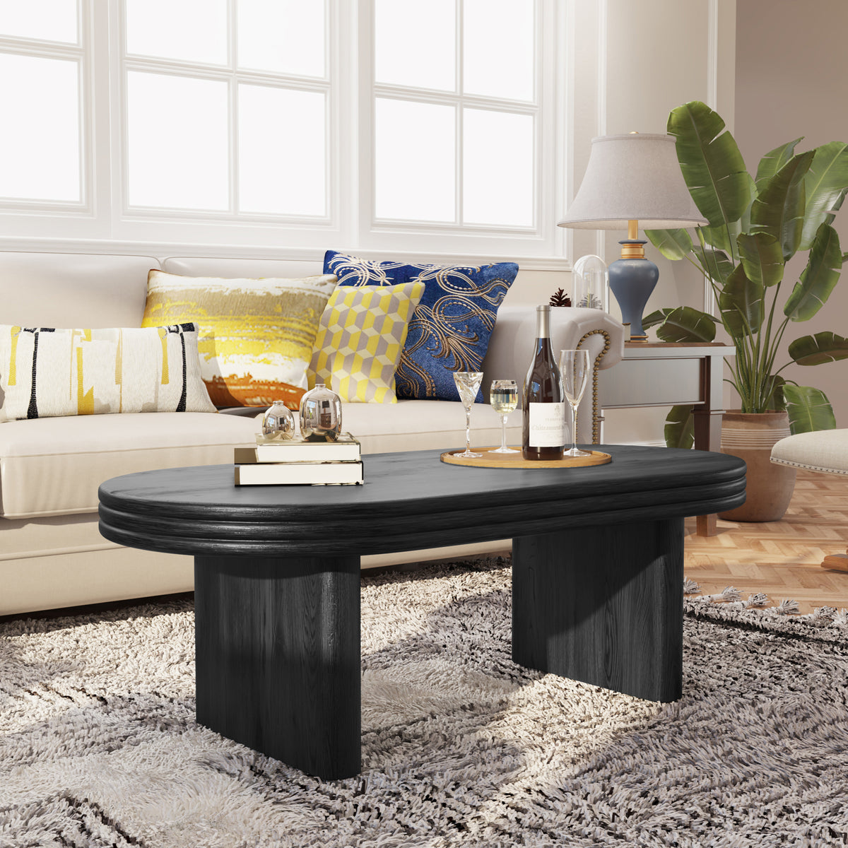 Oriel coffee table side profile