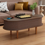 Esher coffee table fluted body detail
