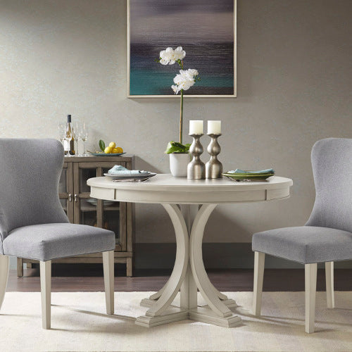Hambleton round dining table in cream