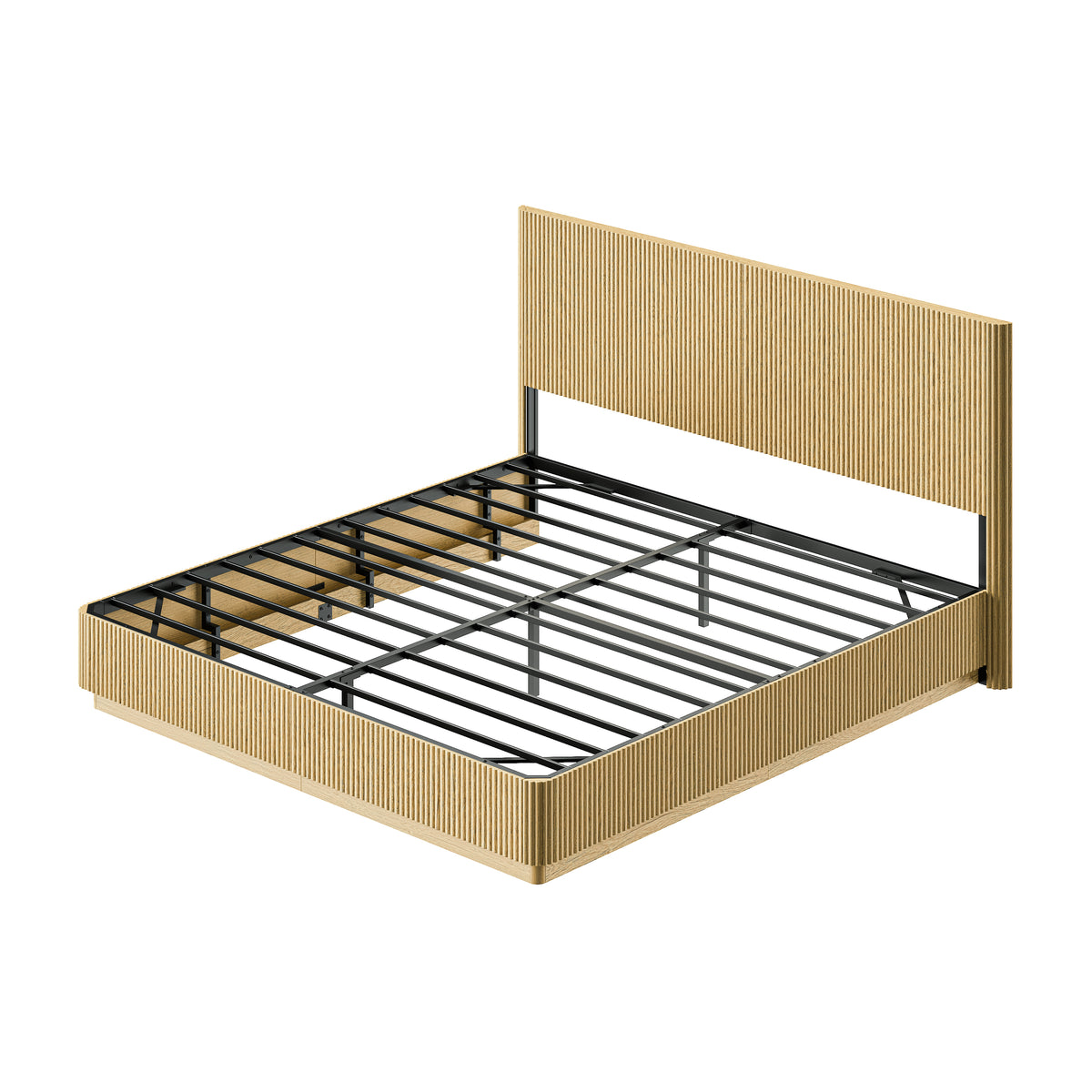 Rossall bed with the head of the base raised