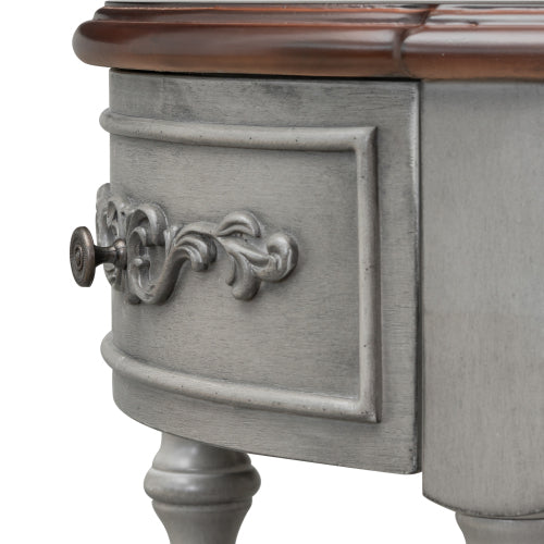 Jedburgh console drawer handle detail