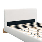 Netley upholstered adjustable bed in a bedroom