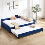 Hartland velvet daybed in navy