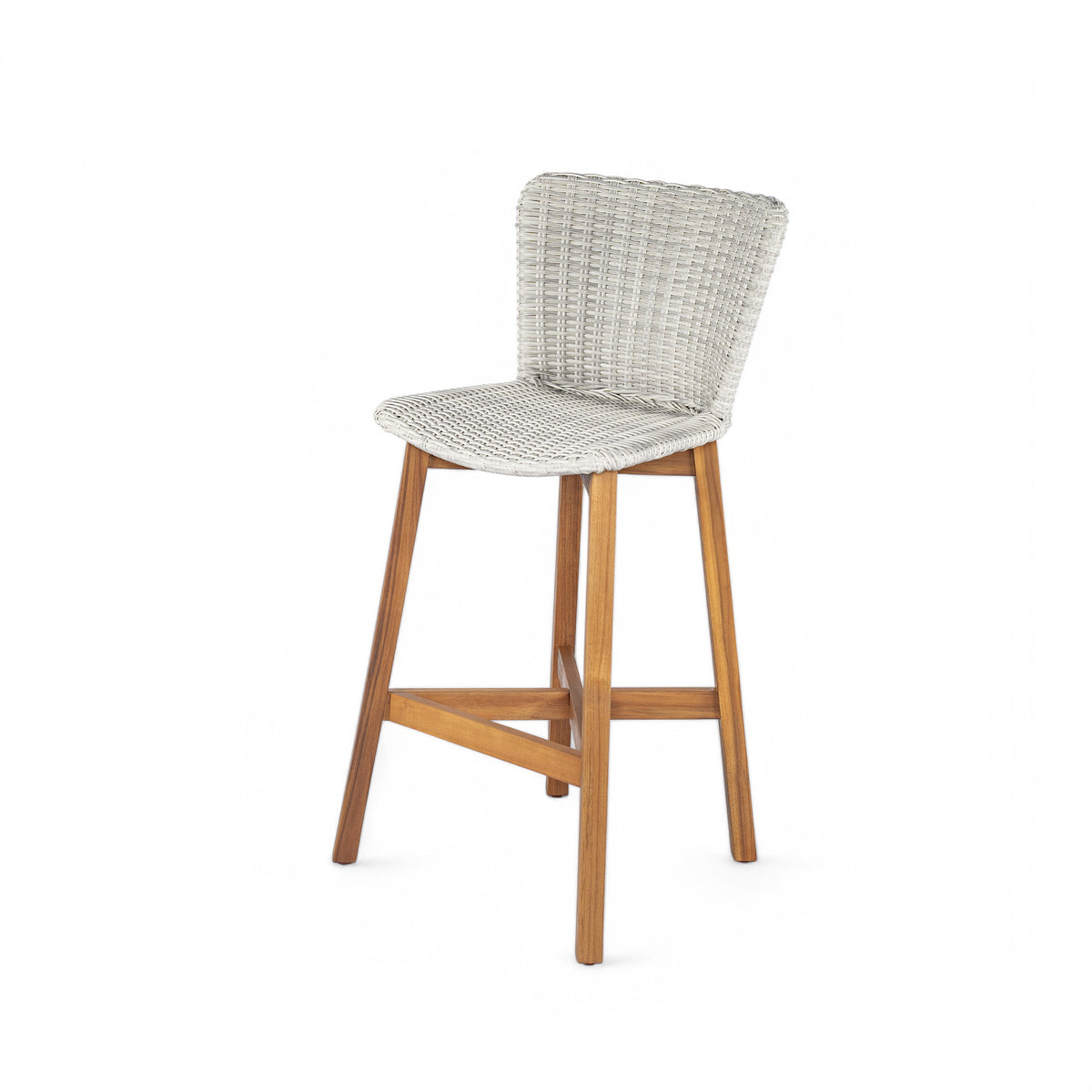 Salcombe outdoor bar stools shown as a pair at a terrace counter