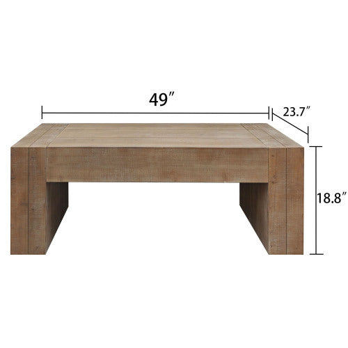 Girona rectangular coffee table styled with a sofa