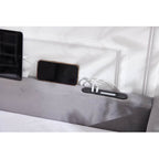 Hartland daybed gridded velvet panel detail