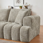 Otto Chenille Sectional, angled view