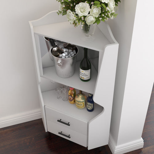 Wrexham bar cabinet in blue
