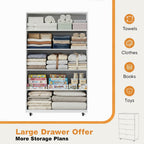 Woburn chest with drawers open