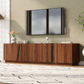 Grantham TV stand in the tiger finish