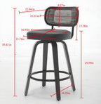 Padstow counter stool footrest and timber base