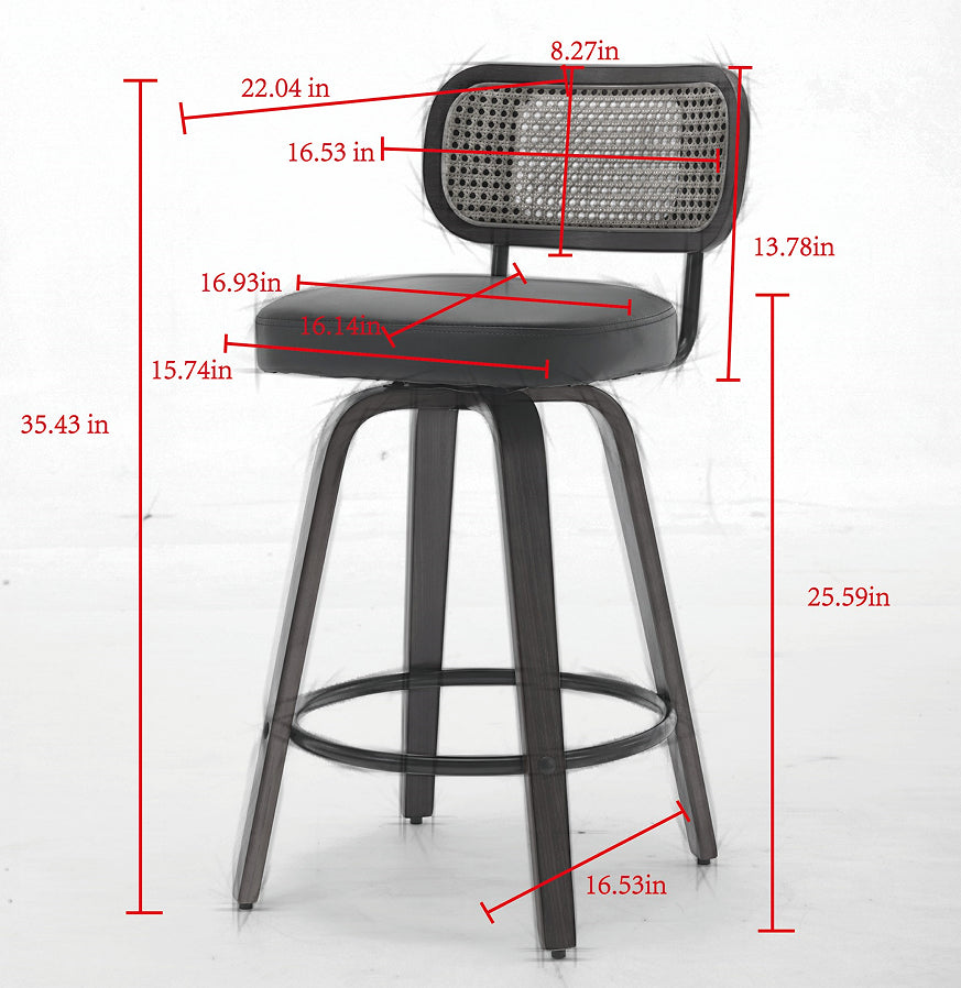 Padstow counter stool footrest and timber base