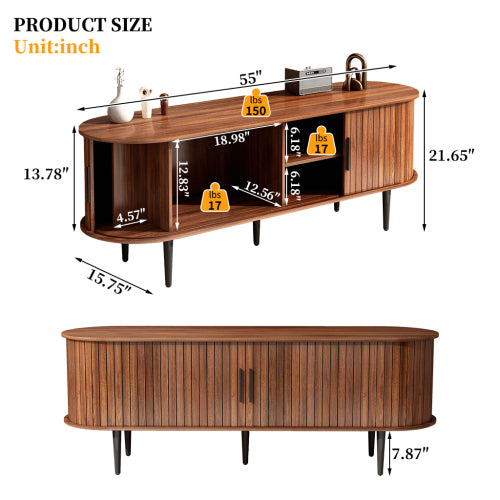 Aveley TV console base detail