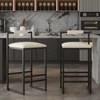 Bakewell stool steel frame detail