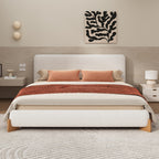 Netley bed headboard and upholstery detail