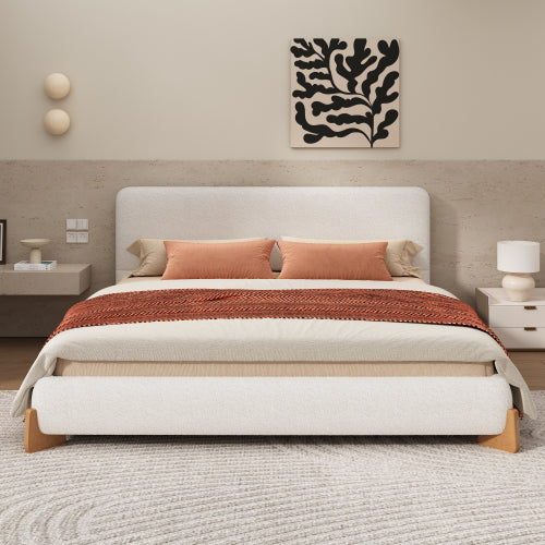 Netley bed headboard and upholstery detail