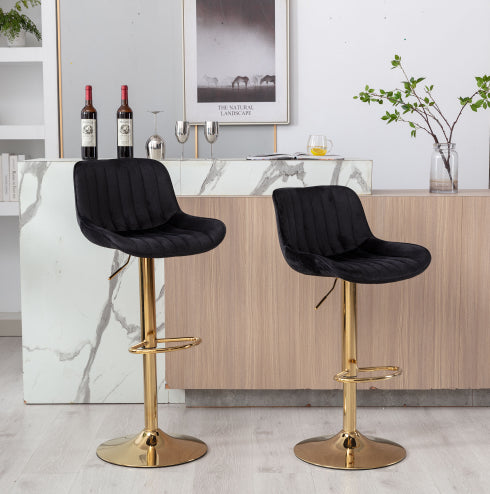Cromer bar stools in black