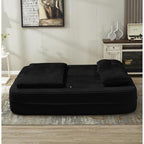 Ilkley sofa bed plush corduroy texture detail
