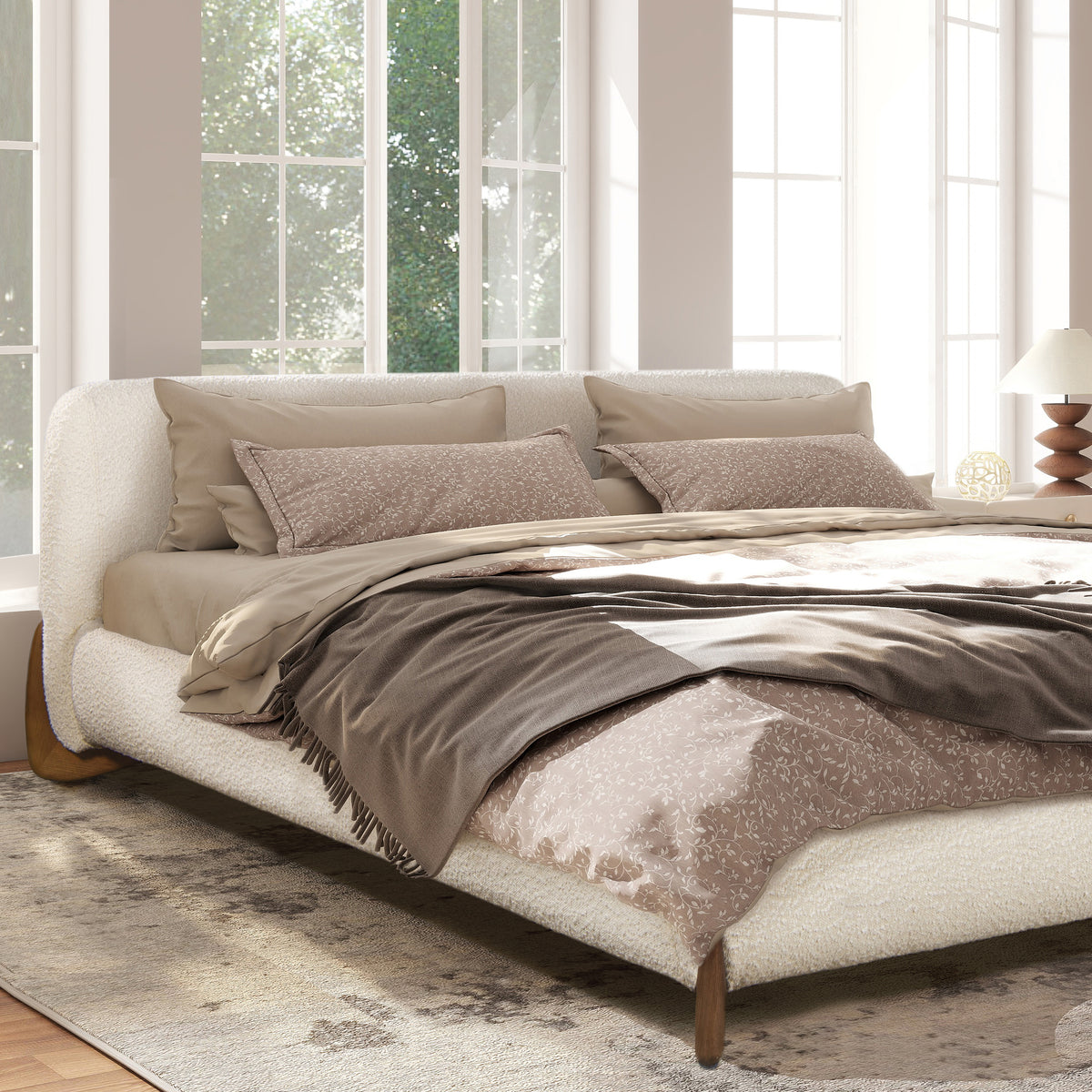 Tenby bed base and leg detail