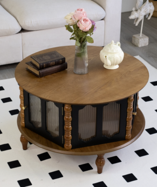 Tarn Round Storage Coffee Table