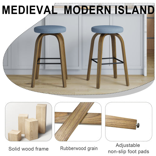 Cranleigh bar stools at a kitchen counter