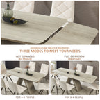 Orsa Extending Dining Table in a dining room