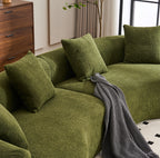 Vesta Curved Sectional, angled view