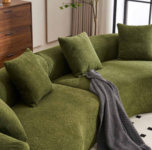 Vesta Curved Sectional, angled view