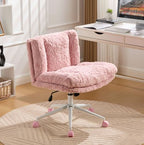 Bamburgh high-back vanity chair in pink