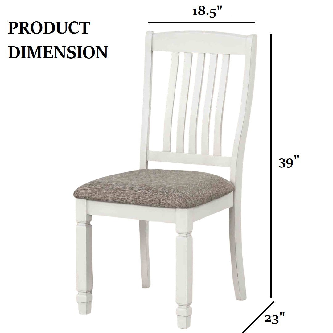 Goring dining chair cotton seat detail