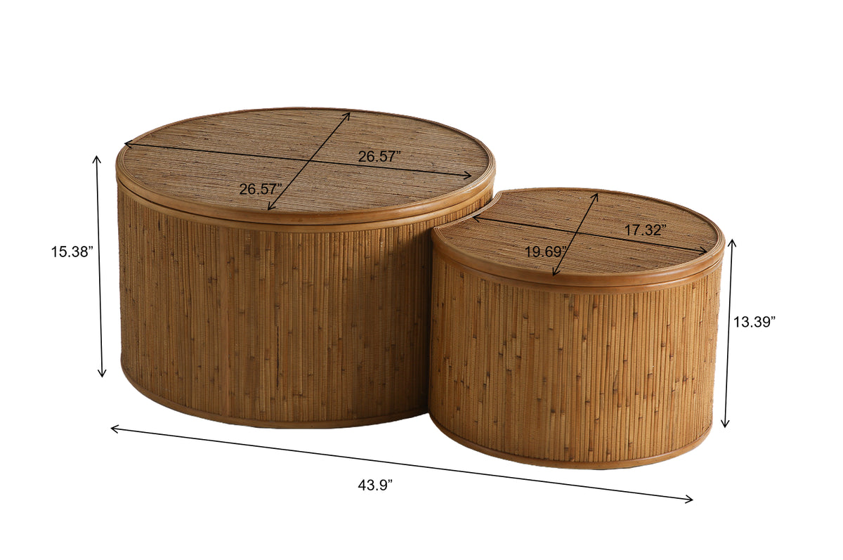 Zeller coffee table surface and edge detail