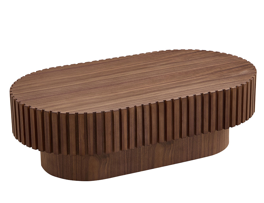 Fjord coffee table surface and edge detail