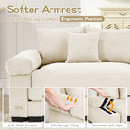 Norden Cloud Sectional, angled view
