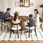 Rothbury round dining set in a dining room