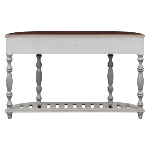 Jedburgh console curved front detail