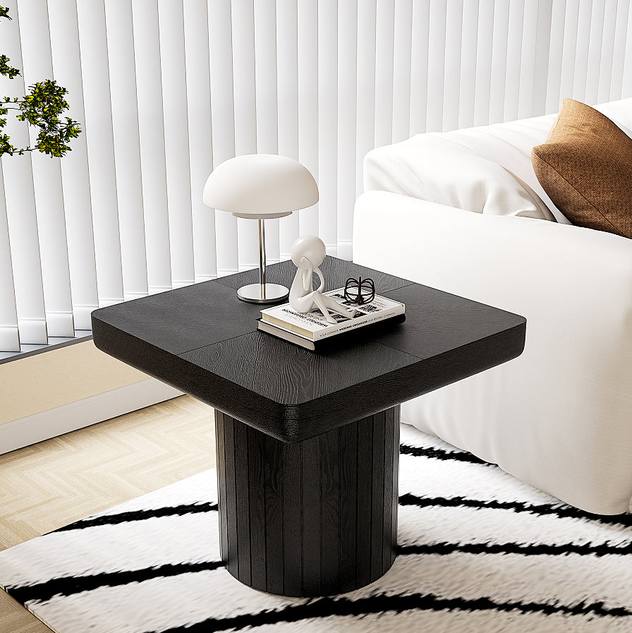 Varen nesting coffee tables separated in a living room