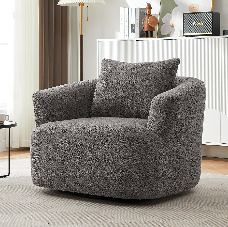 Bibury barrel chair seen from the side
