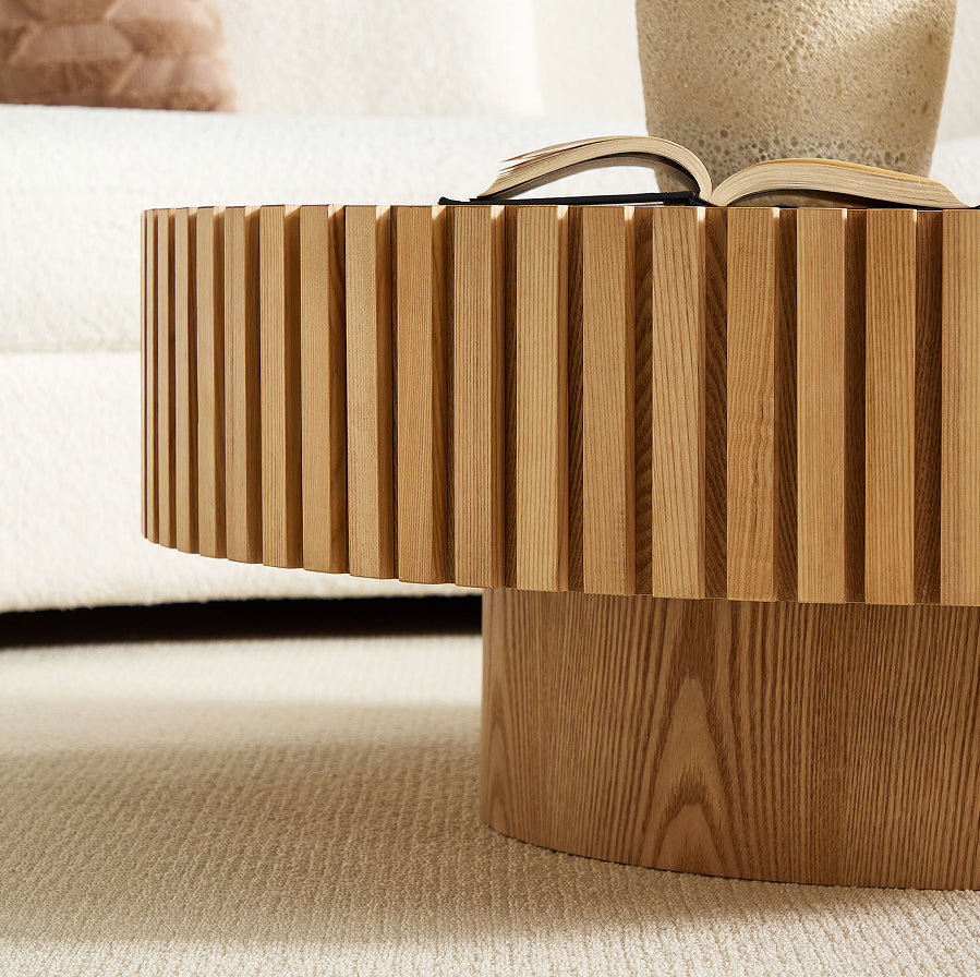 Harlow coffee table sintered stone top surface detail