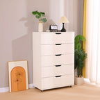 Woburn rolling chest of drawers in a bedroom