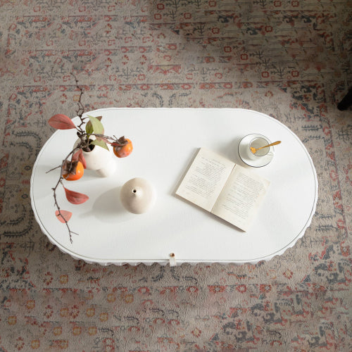Iseo coffee table fluted side detail