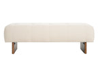 Wells bench upholstery detail